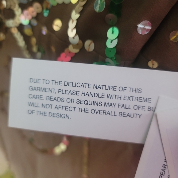 HEATHERETTE Dress Sequin Heart Mini Tinkerbell Runway Vintage Y2k Paris Hilton - Picture 9 of 14